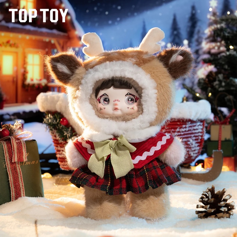 Nommi Magical Christmas Eve Series Plush Pendant - Gift Giving Deer